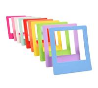 HelloHelio 10 Colorful Mini Photo Picture Frames, Format for Instax Square Photo Paper Compatible with Instax Square SQ 6 SQ10 SQ20 SP-3 Film 10/Pack