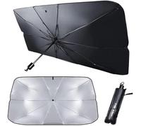 helloleiboo Car Windshield Sun Shade UV Rays and Heat Sun Visor Protector Foldable Reflector Umbrella