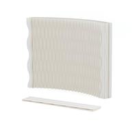 HELLOpoper Room screen Divider free standingPrivacy Screen - Foldable & Free-Standing Kraft Paper, Transformable for Offices, Living Rooms, Beauty Salons (white, H2m*L5m)
