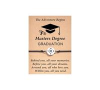 HELLORSO Graduation Gifts 2025 Compass Bracelets for Women Men Her Him,8th Grade, High School, Middle School, PhD, Master Degree, 12x8cm, Metal, best friend bracelet compass bracelet personalized