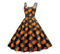 HELLORSOON Bloody Costume for Women, Fancy Dress Halloween Fancy Dress Wicked Witch Costume Adult Women Women's Scary Bloody Zombie Bride Evening Party Prom Cocktail Swing