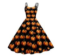 HELLORSOON Bloody Costume for Women, Fancy Dress Halloween Fancy Dress Wicked Witch Costume Adult Women Women's Scary Bloody Zombie Bride Evening Party Prom Cocktail Swing