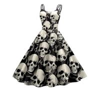 HELLORSOON Renaissance Evening Dress, Renaissance Dress Long Medieval Party Gothic Halloween Costume Women Devil Costume Adult Women Halloween Bloody Tutu Skirt Vampire Outfit