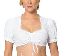 HELLORSOON Women's Dirndl Blouses, Oktoberfest Blouse Elegant Lace Short Sleeve Half Sleeve For Dirndl Women Women's Oktoberfest Costume Top Sleeves For Under Dresses