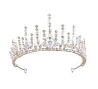 Helloween Decoration Birthday Rhinestone Headband Elegant Bridal For Weddings And 18th Birthday Celebrations Glow in The Dark Eyes for Trees (C, 13. 5x6cm)