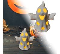 Helloween Decoration Halloween Pumpkin Celebrate Halloween Like Never Before With Unique Ceramic Figurines A Of Eerie Charm Garden Gnome Statue Figurine Party Decorations (White, 10X611. 8cm)