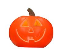 Helloween Decoration Trick or Halloween III Season of The Witch Jolly Jack O' Light Up Singing Pumpkin Statues and Sculptures Middle Finger (C, One Size)