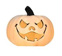 Helloween Decoration Trick or Halloween III Season of The Witch Jolly Jack O' Light Up Singing Pumpkin Statues and Sculptures Middle Finger (B, One Size)