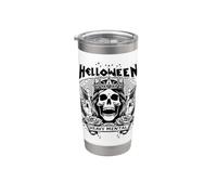 Helloween Heavy Mental Halloween Skull Design Stainless Steel Insulated Tumbler