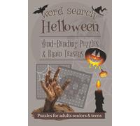 Helloween word search -Mind-Bending Puzzles & Brain Teasers: Enjoy 400+ spooky word puzzles in easy-to-read print! Fun and brain-boosting for all ... vacations, holidays, and relaxing free time.