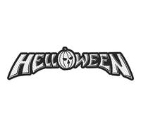 Helloween Woven Patch Logo Cut Out new Official White Helloween White