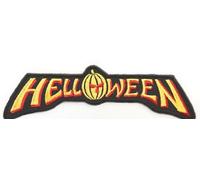 Helloween Yellow Embroidered Badge Patch Sew-on or Iron-on 7.5cm