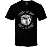 Hellraiser Clive Barker Horror Gore Demon T-Shirt Unisex Black Mens Tees XL