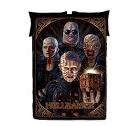 Hellraiser Fleece Blanket Horror Bedspread, Soft Bed Throw Tapestry, Horror Movie Art by Peter Panayis - 61x110inches