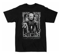 Hellraiser H0Rror Movie T-Shirt Black Halloween Funny Cotton Tee Gift Men Size M