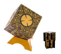 Hellraiser Puzzle Box - Deformable Lament Configuration Cube, Horror Movie Collectible, Intricate Mechanical Detachable Film Prop for Adult Home Office Decor & Gifting