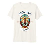 Hells Gate Lighthouse Tasmania Premium T-Shirt