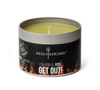 Hell's Kitchen Hell's Kitchen Fresh Lemon Tin Candle in Green | Size: Medium Hell's Kitchen Green Medium