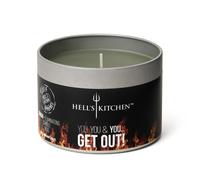 Hell's Kitchen Hell's Kitchen Lime, Mandarin & Basil Tin Candle in Green | Size: Medium Hell's Kitchen Green Medium