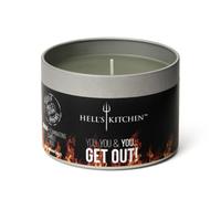Hell's Kitchen Hell's Kitchen Lime, Mandarin & Basil Tin Candle in Green | Size: Medium Hell's Kitchen Green Medium