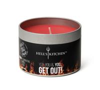 Hell's Kitchen Hell's Kitchen Mulled Wine Tin Candle in Red | Size: Medium Hell's Kitchen Red Medium