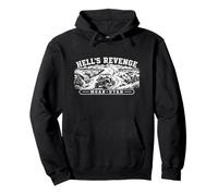 Hells Revenge Moab Utah Side by Side Off Road Art Pullover Hoodie