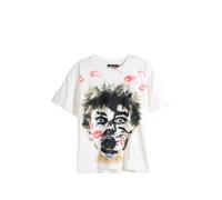 HELLSTAR French Kiss graphic-print T-shirt - White S-M-L-XL
