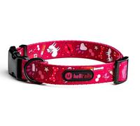 Helltails Dog Collar for Medium and Large Dogs, No Absorb, Large Wide Adjustable 31-53 cm, Dog Collar, Adjustable Soft, Champagne Kiss - L