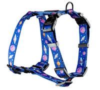 Helltails Dog Harness for Large Dogs, No Absorb, Adjustable Chest Harness, Anti-Pull Y Harness, Dog Large with Control, Classic Lightweight Dog Harness, Dog Harness, Cosmic Bloom - L