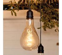 Hellum 524383 LED Pendant Lamp with Remote Control for Indoor and Outdoor Use, Wireless Hanging Light, Bulb with Battery and Timer for Wedding, Party, Camping, Cupboards, Basement and Outdoor Use