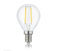 Hellum E14 Clear Bulb, LED E14 Warm White 250 lm, 2w, Bulb G45, 2 watts, LED Warm White, 250 lumens, Light Source 208122