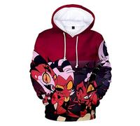 Helluva Boss Hoodie Adult Kids 3D Long Sleeve Hooded Sweatshirt Harajuku Streetwear 2022 Cartoon Anime Helluva Boss Pullover for Women Men Boys Girls