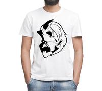 Helluva Boss Loona Phone Men's Classic Crew Neck Short Sleeve T-Shirt, White, M