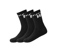 Helly Hansen 3 Pack Cotton Rich Sport Socks Black