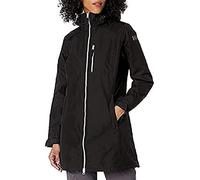 Helly Hansen Long Belfast Winter Jacket Black White Women - M