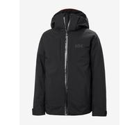 Helly Hansen Alpha RECCO Hooded Jacket Ski Free Intense Black Kids - 10