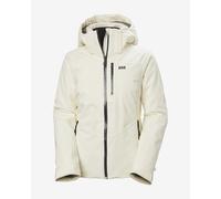 Helly Hansen Alphelia RECCO Ski Free Hooded Jacket Cream White Women - L
