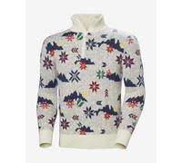 Helly Hansen Men's Arctic Ocean Icelander Wool Knit ½ Zip Sweater White M