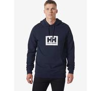 Helly Hansen for man. 53289 Sweatshirt HH Box Hoodie navy (L), Casual, Cotton, Long sleeve