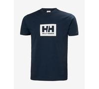 Helly Hansen Box T 2.0 Short Sleeve T-shirt navy blue white - XL