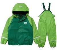 Helly Hansen Boy's K Bergen Fleece Pu Rainset 2.0 Pants, Clover, 7 Years UK