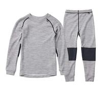 Helly Hansen Boy's K Hh Lifa Merino Set Pants, Grey Melange, 8 UK
