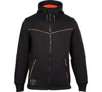 Helly Hansen Chelsea Evolution Black Zip-front Mesh Lined Hoodie #79197