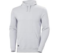 Helly Hansen Classic Grey Fog Kangaroo-pocket Hoodie Hooded Sweatshirt
