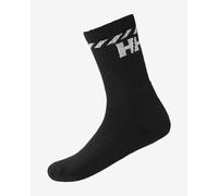 Helly Hansen Unisex Cotton Sport Sock 3PK, 39-41, Black
