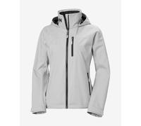 Helly Hansen Crew 2.0 hooded jacket light grey women - XS