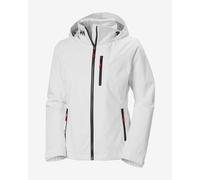 Helly Hansen Women's W Crew Hooded Midl Jacket 2.0, White, XL