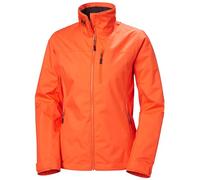 Helly-Hansen Crew Midlayer Jacket 2.0 for Women - Stylish Waterproof Coat with Fleece-Lined Comfort, 307 Flame, M