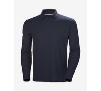 Helly Hansen Crewline Long-Sleeved Polo Navy Blue - M