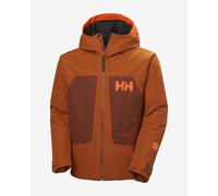 Helly Hansen Emiko hooded jacket burnt orange reddish brown neon - S
